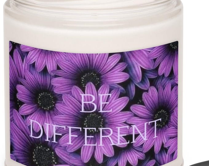 BE DIFFERENT Scented Soy Candle in 5 Scent Choices