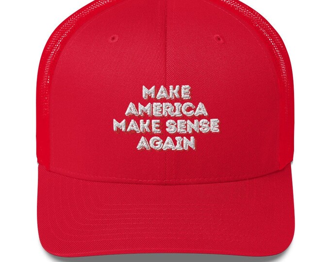 Retro Style Trucker Hat, Embroidered Trucker Hat, Retro Trucker Hat, USA Trucker Hat, Festival Trucker Hat, Patriot Trucker Hat, Trucker Hat