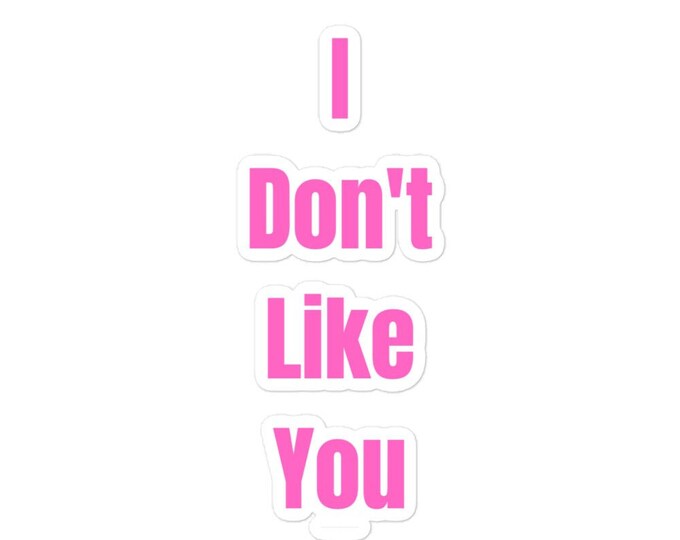 Sticker - 3 Sizes, Angsty Sticker, Angsty Sticker Gift, Attitude Sticker, WFH Sticker, Tumbler Sticker, Laptop Sticker, Sticker Gift