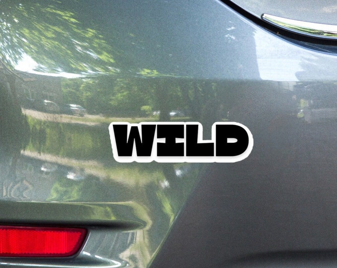 Vinyl Bumper Sticker, 15x3.75, Vinyl Car Sticker, Gen X Sticker, Gen X Gift, Angsty Bumper Sticker, Angsty Car Sticker, Wild Sticker