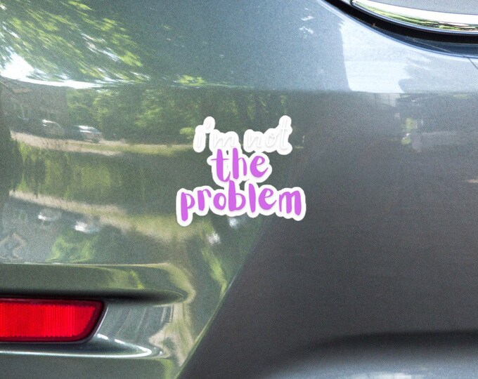 Vinyl Bumper Sticker, 15x3.75, Vinyl Car Sticker, Gen X Sticker, Gen X Gift, Angsty Bumper Sticker, Angsty Car Sticker, Angsty Sticker