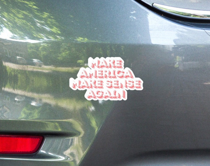 Vinyl Bumper Sticker, 15x3.75, Vinyl Car Sticker, Gen X Sticker, Gen X Gift, Political Bumper Sticker, Political Car Sticker, Politics Gift