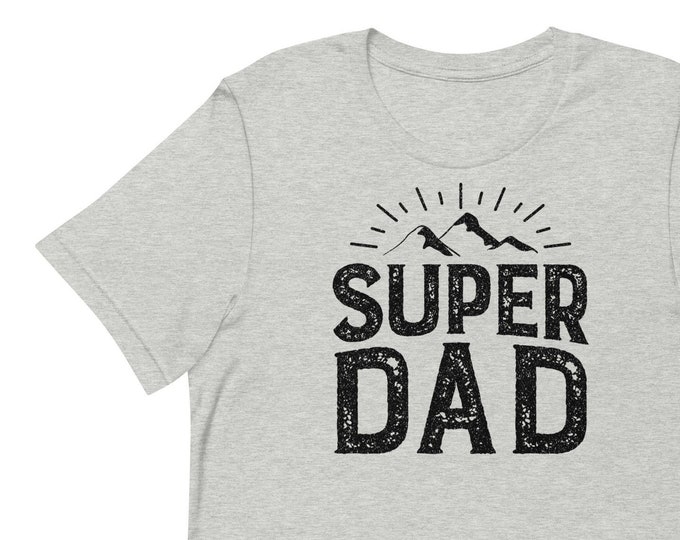 Unisex t-shirt XS-5XL, T-Shirt for Dad, Father's Day T-shirt, Super Dad T-shirt, Dad T-shirt, Dad Gift, Gift for Dad, Father's Day Gift