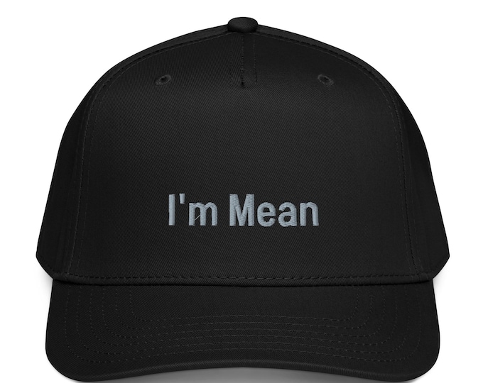 5 Panel Trucker Hat with Embroidered Quote