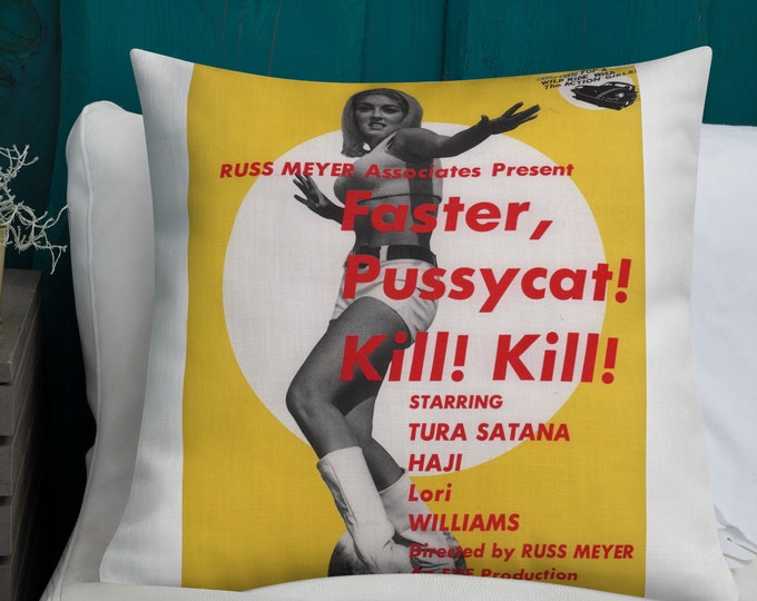 Pulp Fiction Art Throw Pillow, The Cruel Touch Pulp Fiction Art Throw Pillow, Pulp Art Throw Pillow, Sexy Throw Pillow, Retro Glam Pillow