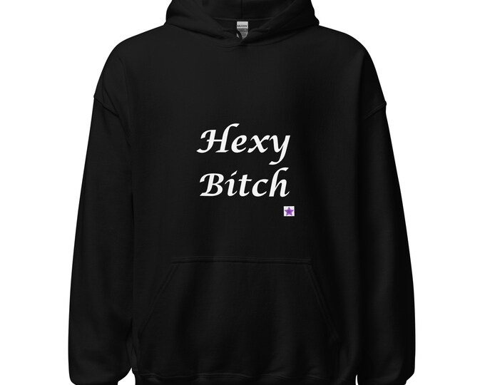 Unisex Hoodie S-5XL, Hexy Bitch, Sassy Hoodie, Angsty Hoodie, Witchy Hoodie, Best Friend Gift, Bridesmaid Gift, Mom Gift, Witchy Gift