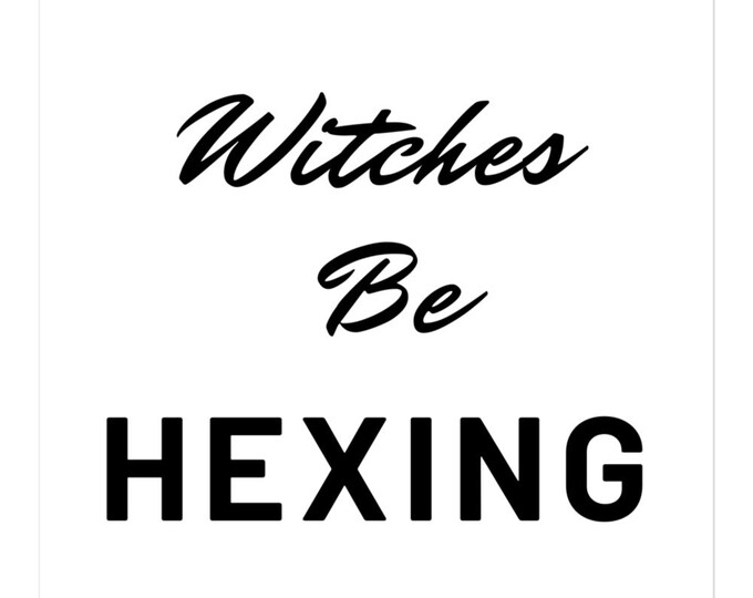 Sticker - 3 Sizes, Karma Sticker, Karma Gift, Attitude Sticker, Attitude Gift, WFH Sticker, Laptop Sticker, Witchy Sticker, Witchy Gift