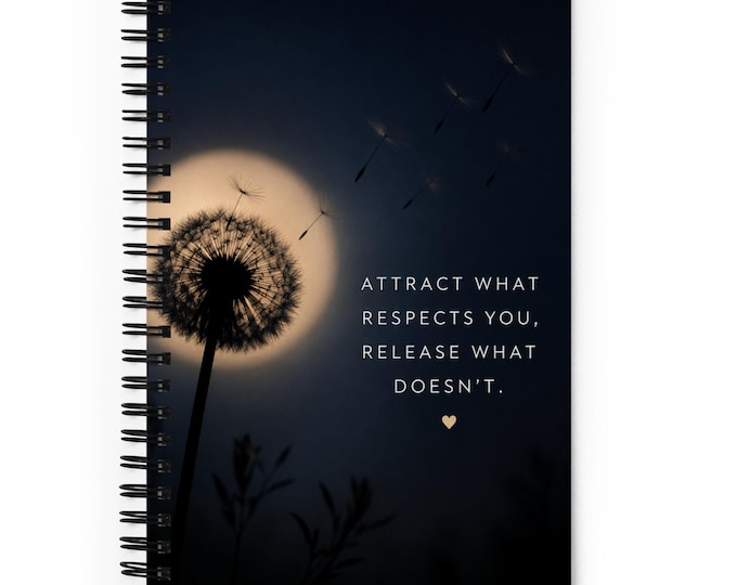 Dark Feminine Journal Notebook