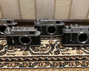 Nice Vintage Rangefinder Camera Zorki-4, Sold AS IS or to restore *4 pcs*