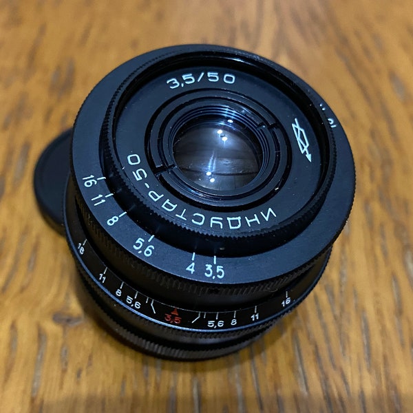 Old stock! KMZ Industar 50-2 3.5/50 mm Portrait Pancake Lens Screw M39 Mount