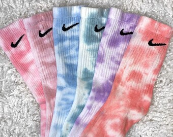 tye dye nike socks