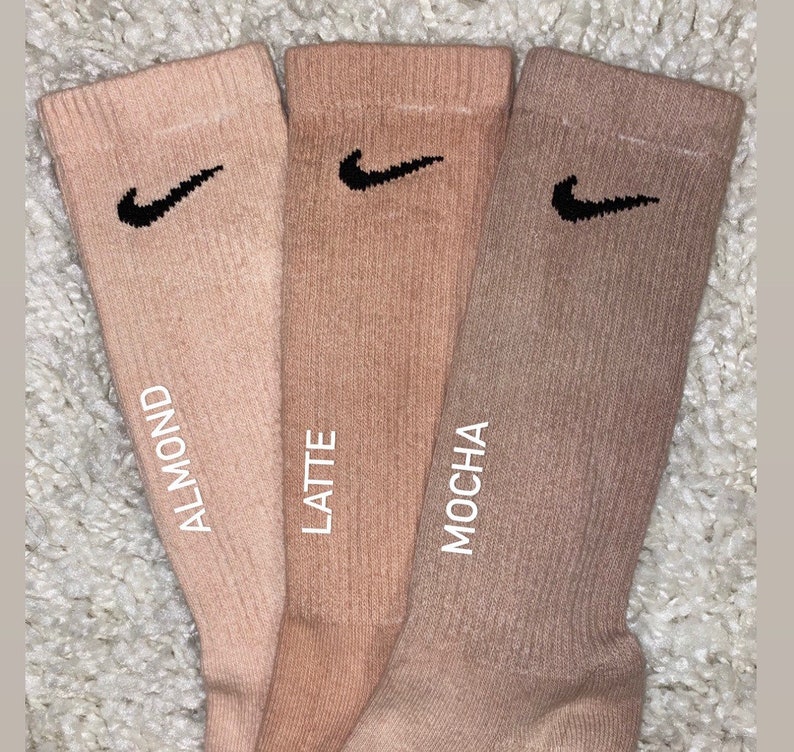Dyed Nike Socks Pastel & Custom Colors Avail | Etsy