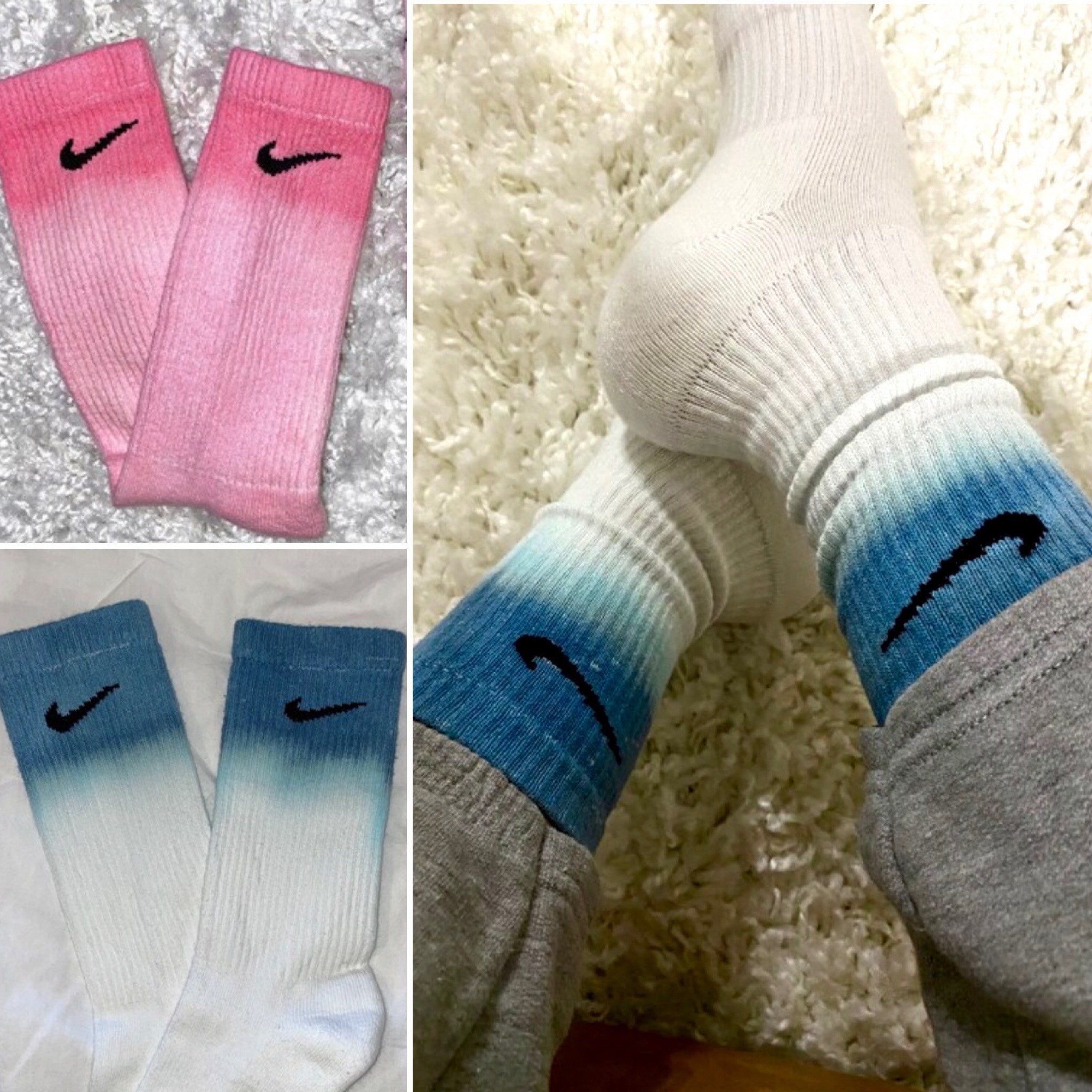 Ombre nike socks Clearance