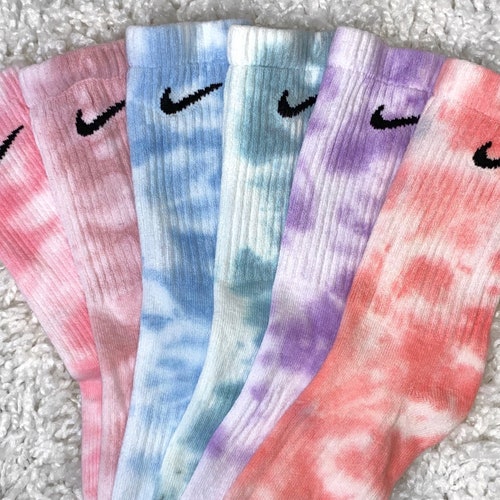 Nike Pastel Patina Tie Dye Socks - Etsy