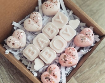 New Baby Gift, New Arrival, Baby Girl, Baby Boy, Wax Melt Gift Box, New Mummy Gift, Baby Shower Gift