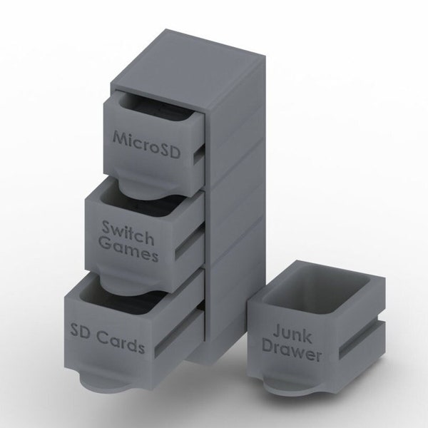 Digital Files for Hilariously Functional 3D Printed Small Drawer Filing Cabinet