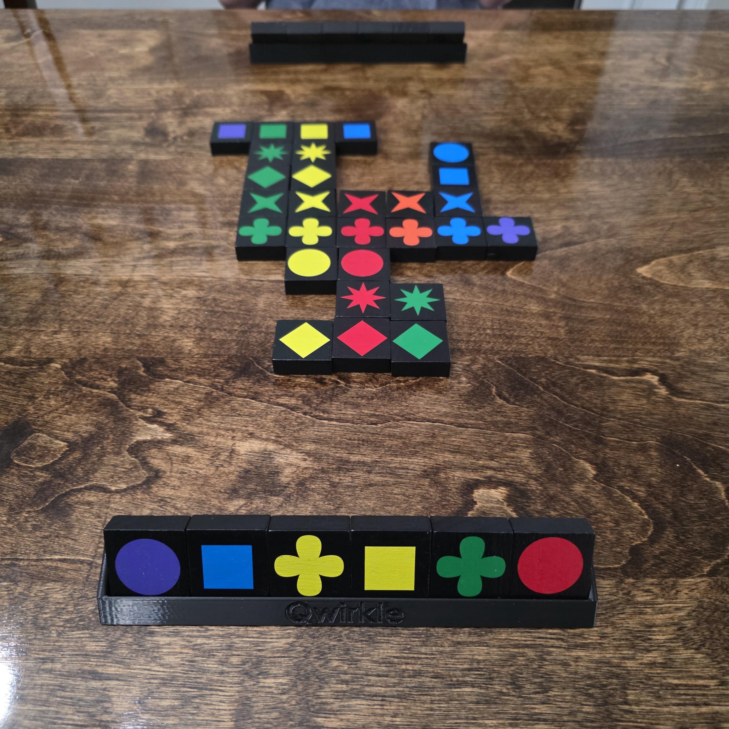 Tile Rack Game Qwirkle Tile Rack Game Organizer Board Game Accessory |4 Pack| 3D ...