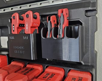 3D Printed Knife Holder for Milwaukee Fastback Pocket Knives - Garage/Shop Organizer
