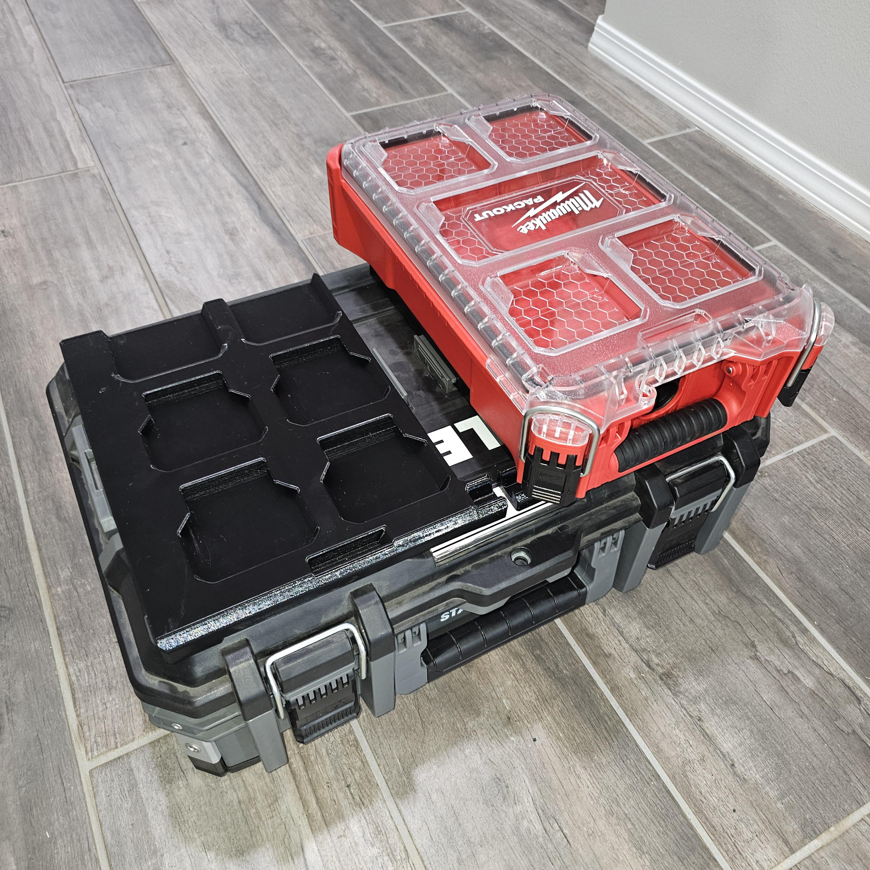 Milwake Stack Open Flex Stack Pack to Milwaukee Packout Adapter Storage System Connector ...
