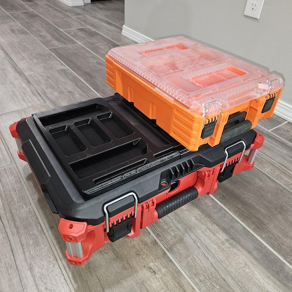 mod box storage Klein Tools 54400MBX MODbox Tall Compartment Box, Full-Width Tool  Organizer, Small Parts Tool Box with 20 Compartments, 9 Removable Bins for  Fasteners, Stackable Module main image 0