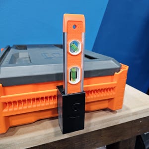 Bubble Level Holder for Klein MODBox Rail