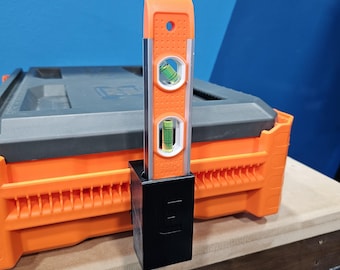 Bubble Level Holder for Klein MODBox Rail