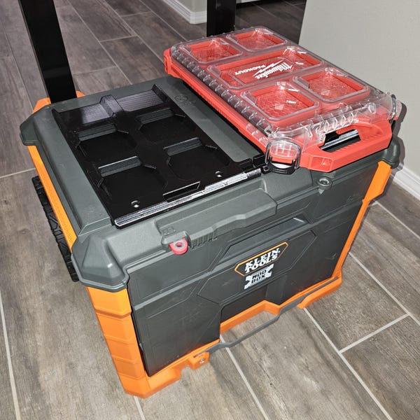 Klein MODBox to Milwaukee Packout Adapter 3D Printed Storage System Connector