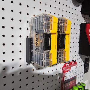 Custom 3D Printed DeWalt Bit Case Holder - Single, Double, Triple, Quad Slots