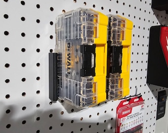 Custom DeWalt ToughCase Bit Holder Wall Mount Organizer| 3D printed