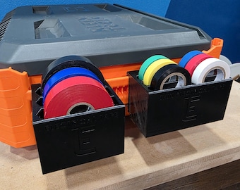 Klein MODbox Rail Electrical Tape Holder Workshop Storage Organizer 3D printed