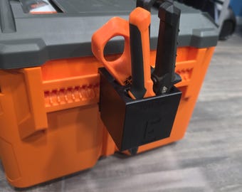 Scissor and Shear Holder for Klein MODBox Rail – Holds 3 Adjustable wrenches