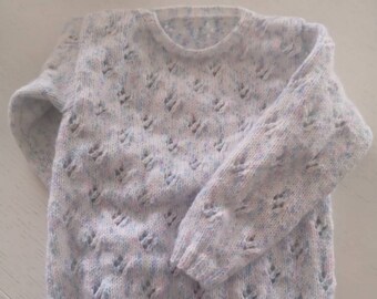 hand-knitted baby sweater