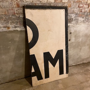 Mid-Century Modernist Ready-Made Graphic Art Object/Sign