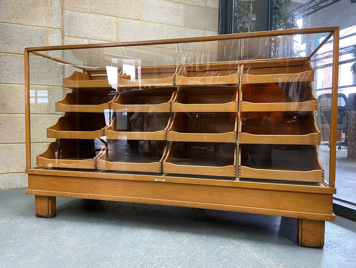 Art Deco Vintage Glass Shop Display Collection Etsy