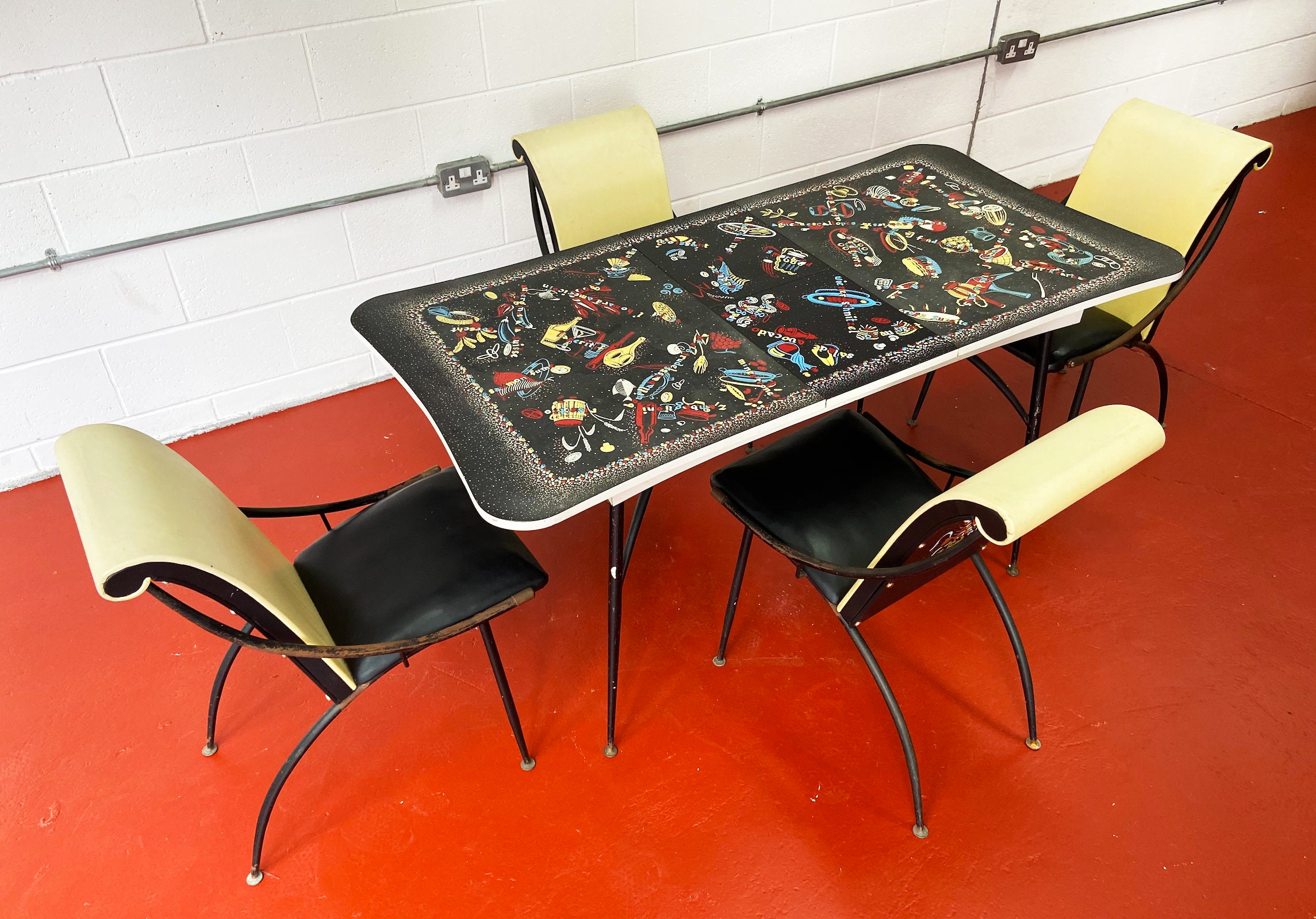 1950s Kitchen Table and Chairs Etsy Ireland