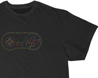 SNES Line Work Shirt - Neon Colours