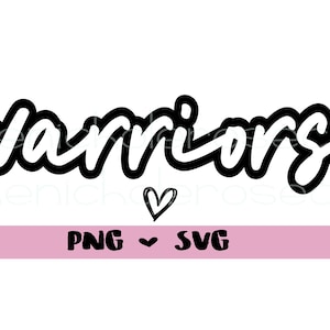 Warriors Svg, Warriors, Warriors png, Warriors Spirit shirt, Warriors school spirit svg, Spirit shirt png, Football mom, Football shirt