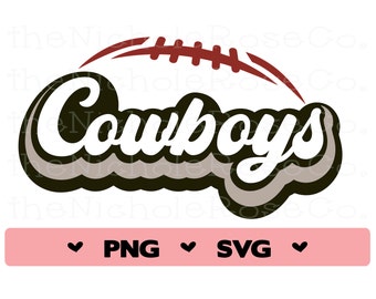 Cowboys Svg, Cowboys, Cowboys png, Cowboys Spirit shirt, Retro Cowboy svg, Spirit shirt png, Football mom, Football spirit shirt, Trendy