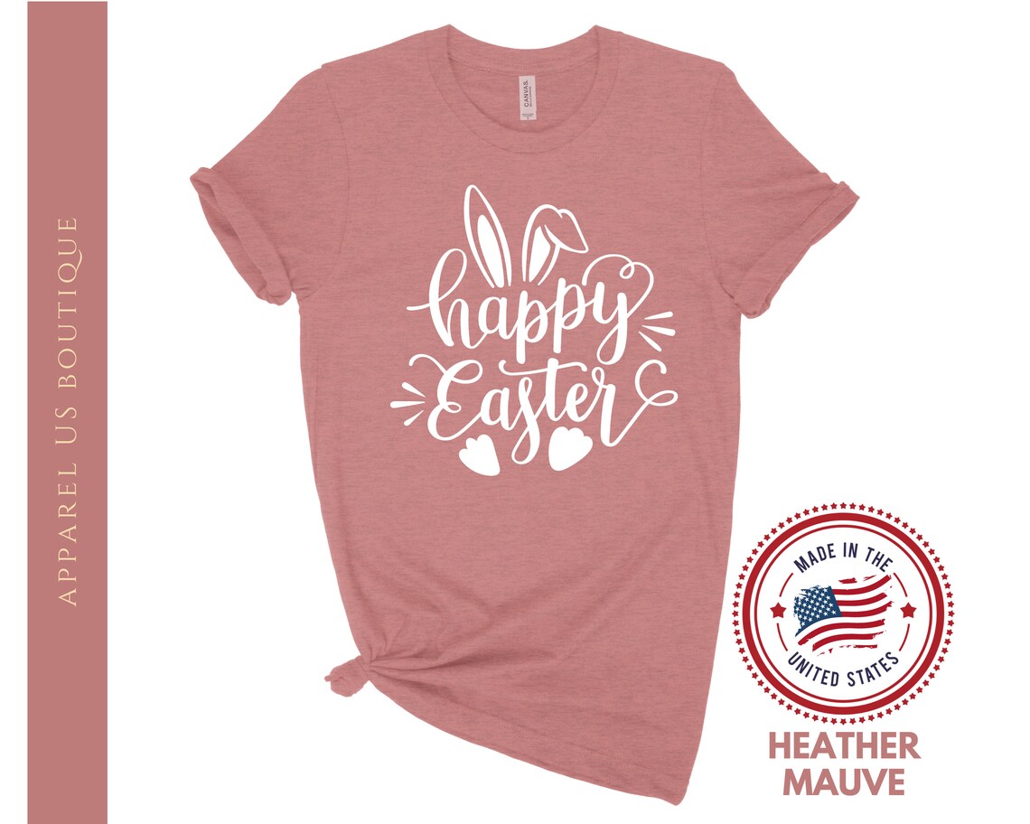 Happy Easter Shirt Easter Day Shirts Bunny Shirt Easter Day Etsy