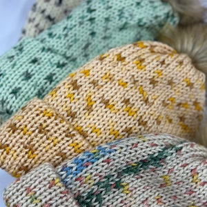 Knit beanie, handmade beanie, adults beanie, children beanie 3yo - Adults size available