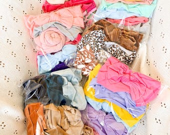 Baby Headband Mystery Bundle – Assorted Colors, Textures