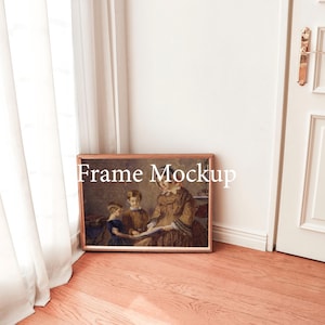 3x4 Frame Mockup, Horizontal Frame Mockup, Wooden Frame Mockup, Landscape Frame, 9x12 12x16 18x24 Portrait Frame Mockup, Frame Mockup