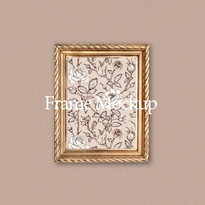 Frame Mockup, 3:4 ratio mockup Frame, Wall art Mockup, Gold Frame Mockup, Mockup Poster, Artwork Mockup, Minimalism Mockup