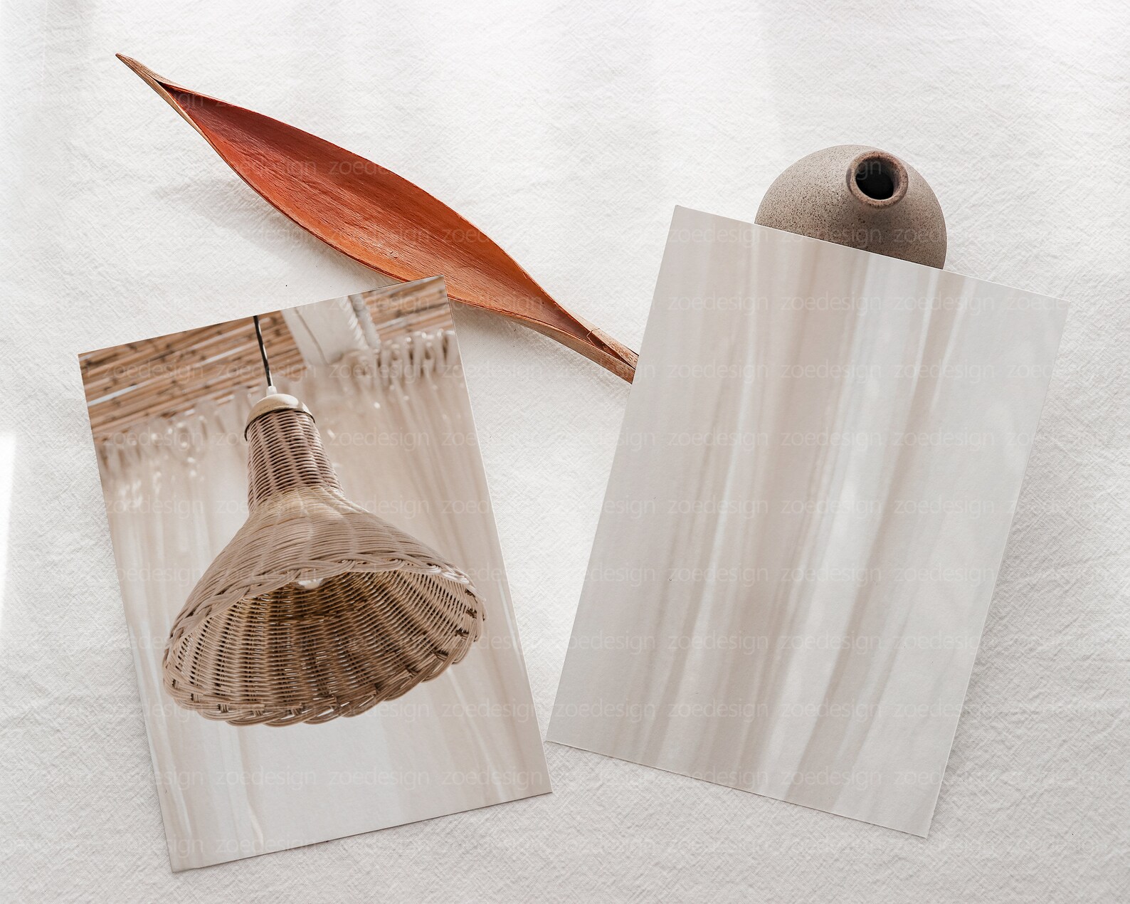 Download 5x7 Card Mockup Boho Poster Mockup 5x7 Stationery Card ...