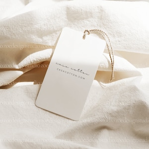 Hang Tag Label Mockup Label and Tag Mockup Hang Tag Label Design 2x3.5 Mockup Branding Mockup Linen Tag Label Mockup Cotton Tag Mockup