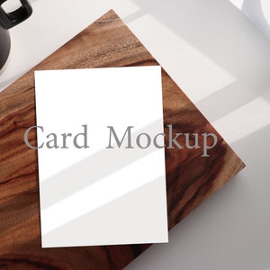 5 x 7 kaartmodel, 5 x 7 briefpapierkaartmodel, houten model, brandingmodel, illustratiemodel, briefpapiermodel, wenskaart