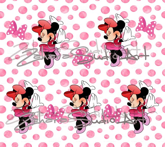 Minnie mouse pattern seamless character pattern minnie | Etsy