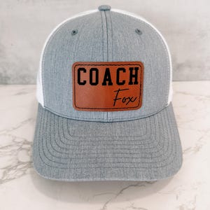 Personalized Coach Sports Cap, SnapBack Trucker Hat, Custom Coach Gift