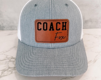 Personalized Coach Sports Cap, SnapBack Trucker Hat, Custom Coach Gift