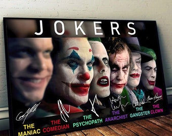 Arthur Fleck Joker Movie Poster Robert De Niro v4 24x36 - Joaquin Phoenix